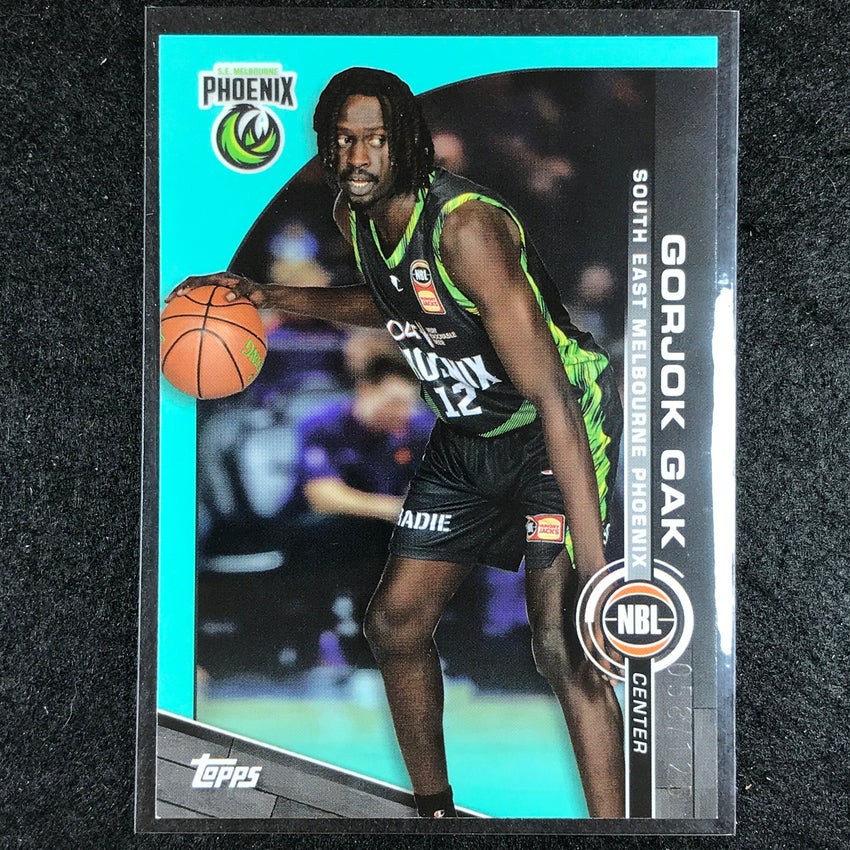 2023-24 Topps NBL GORJOK GAK Base Aqua 58/125 No. 75