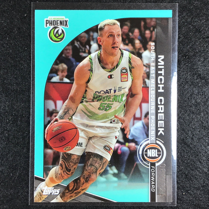 2023-24 Topps NBL MITCH CREEK Base Aqua 81/125 No. 77