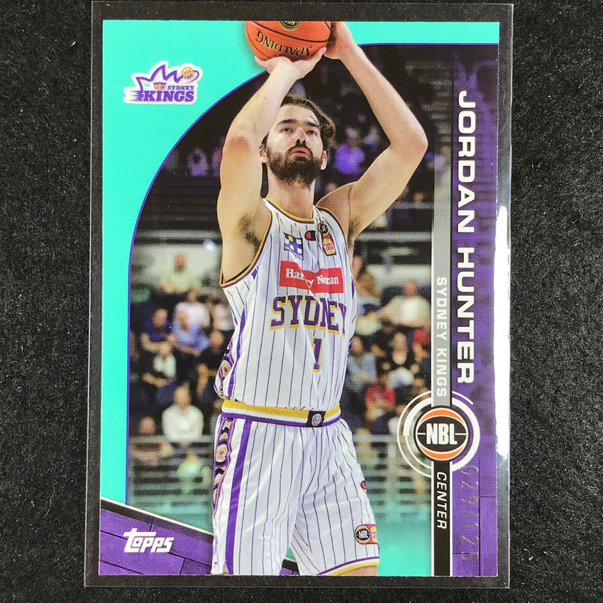 2023-24 Topps NBL JORDAN HUNTER Base Aqua 29/125 No. 81
