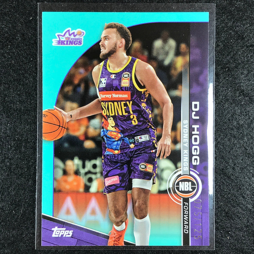 2023-24 Topps NBL DJ HOGG Base Aqua 75/125 No. 84
