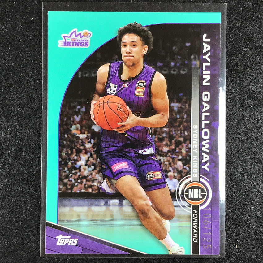 2023-24 Topps NBL JAYLIN GALLOWAY Base Aqua 106/125 #85