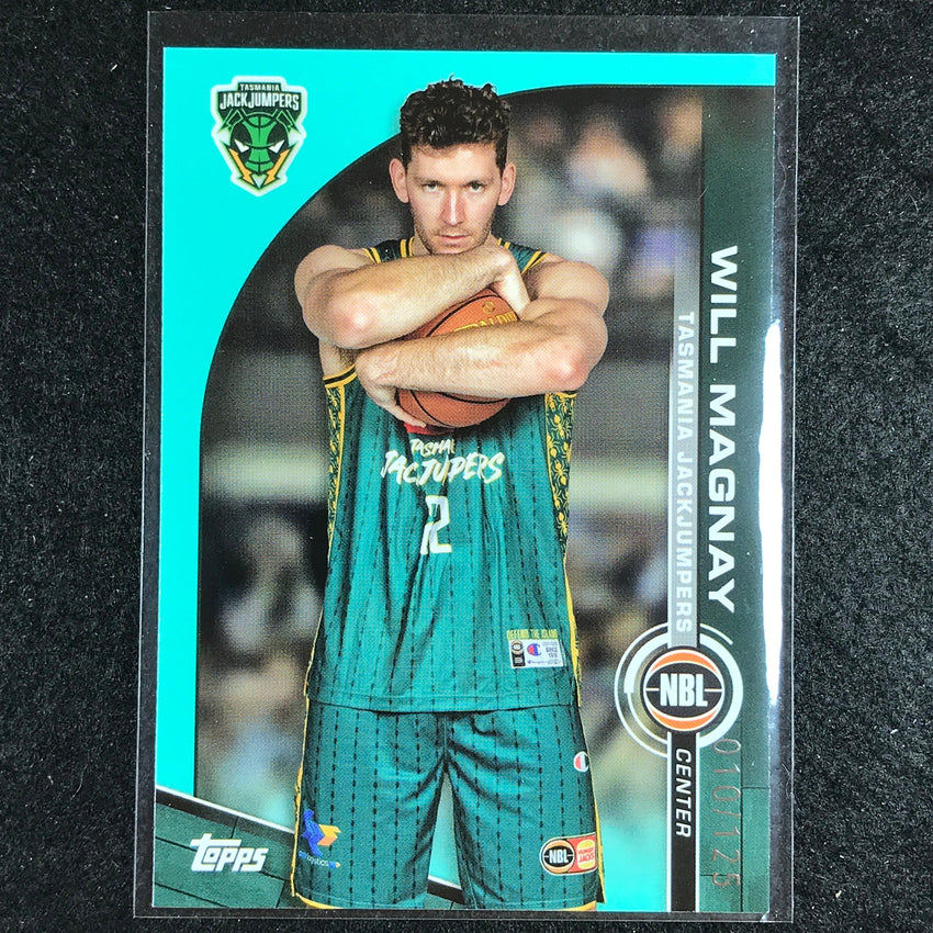 2023-24 Topps NBL WILL MAGNAY Base Aqua 10/125 No. 100