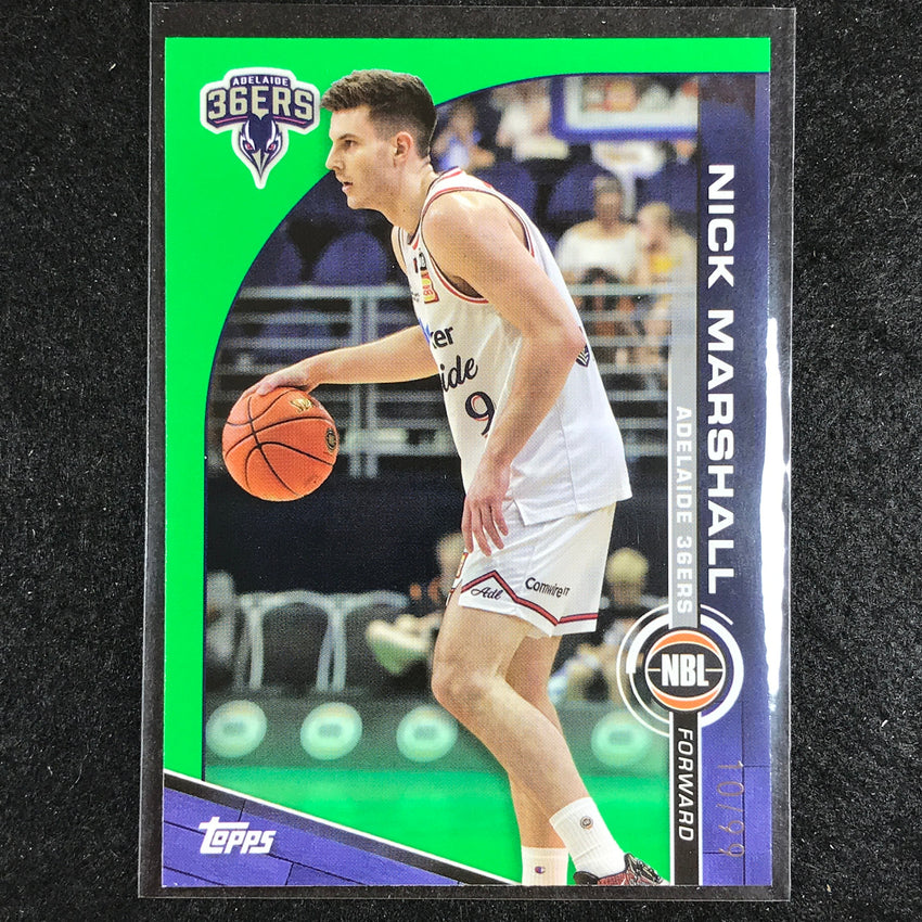 2023-24 Topps NBL NICK MARSHALL Base Green 10/99 No. 8