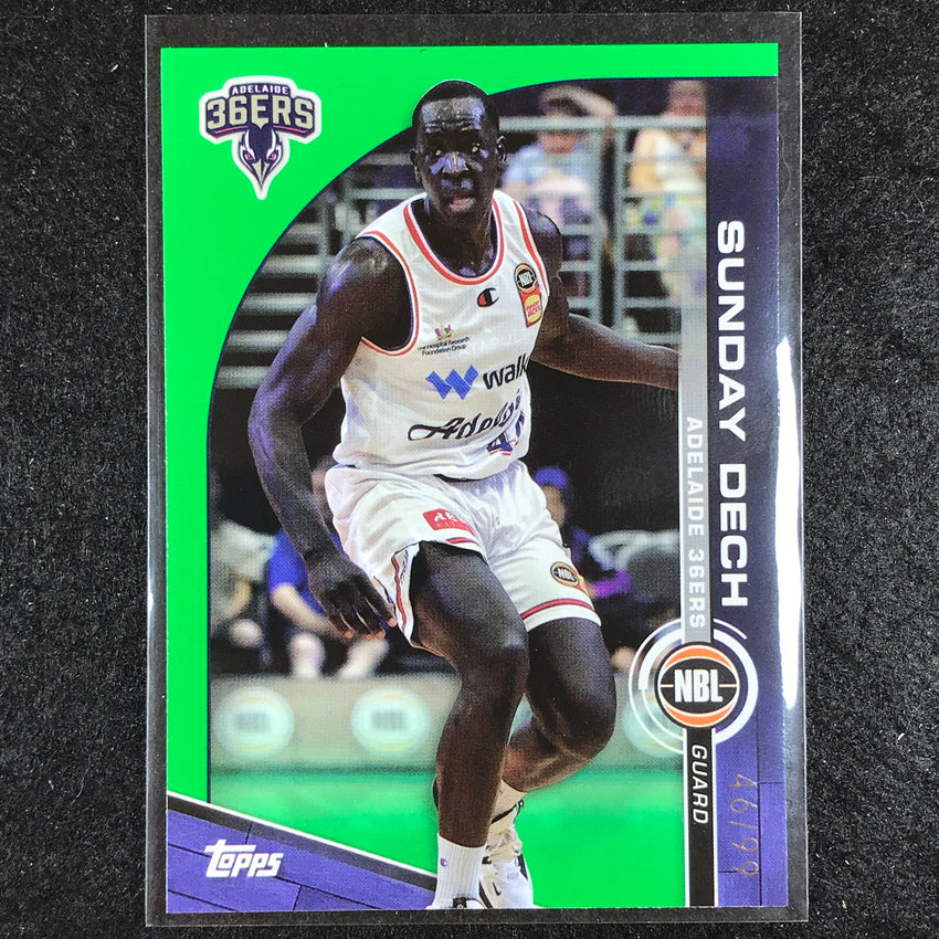 2023-24 Topps NBL SUNDAY DECH Base Green 46/99 #9