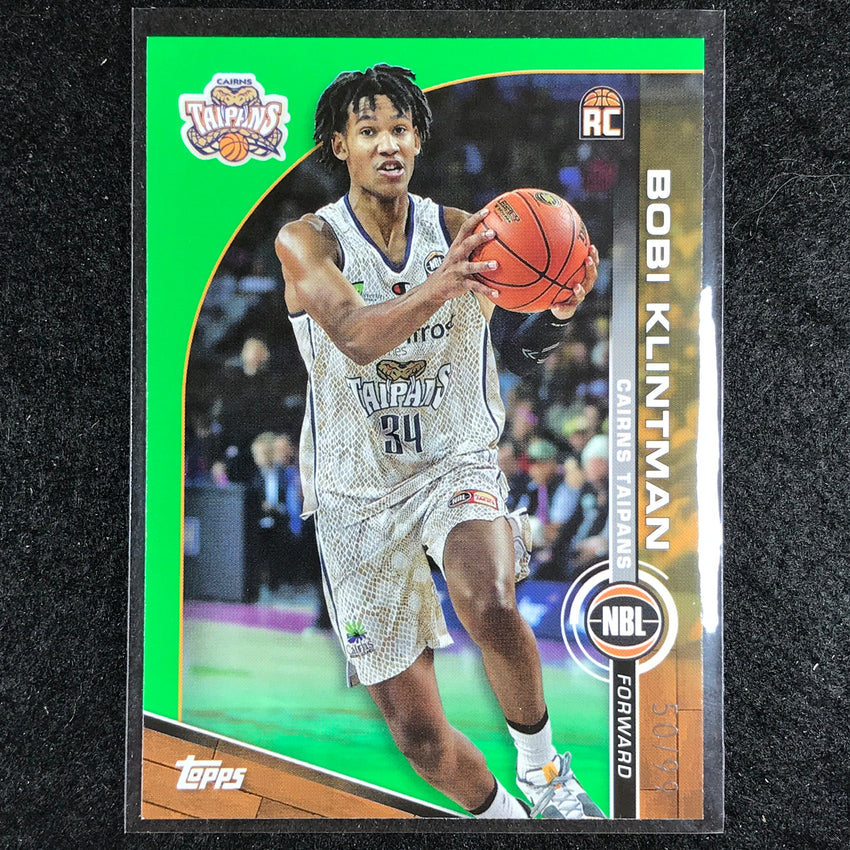 2023-24 Topps NBL BOBI KLINTMAN Rookie Base Green 50/99 No. 22
