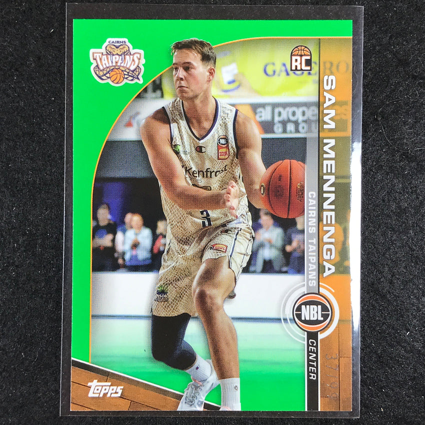 2023-24 Topps NBL SAM MENNENGA Rookie Base Green 37/99 #27