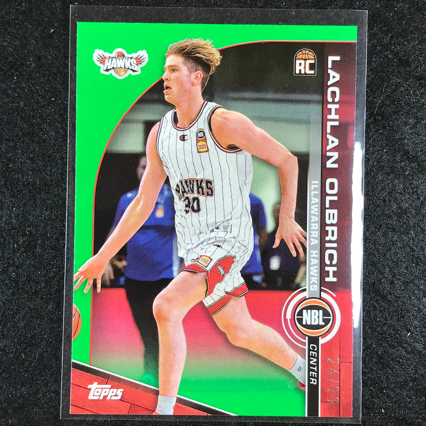 2023-24 Topps NBL LACHLAN OLBRICH Rookie Base Green 24/99 #40