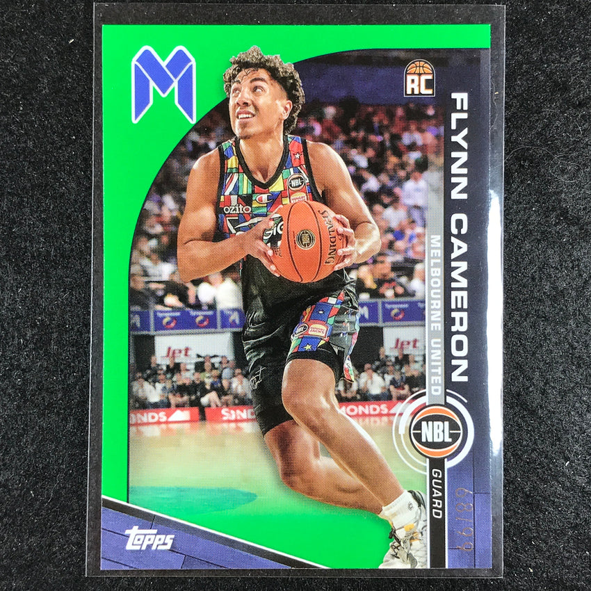 2023-24 Topps NBL FLYNN CAMERON Rookie Base Green 68/99 No. 45