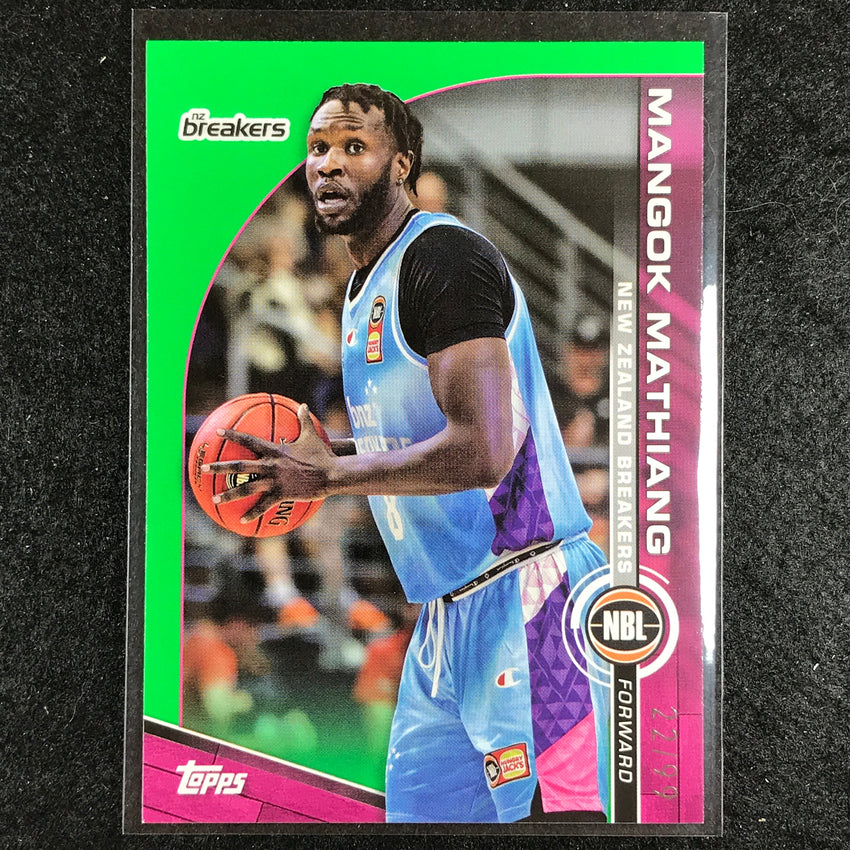 2023-24 Topps NBL MANGOK MATHIANG Base Green 22/99 #57