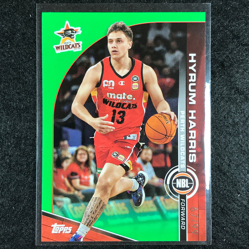 2023-24 Topps NBL HYRUM HARRIS Base Green 67/99 #66