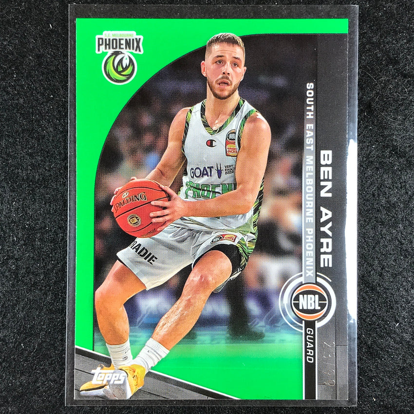 2023-24 Topps NBL BEN AYRE Base Green 23/99 No. 74