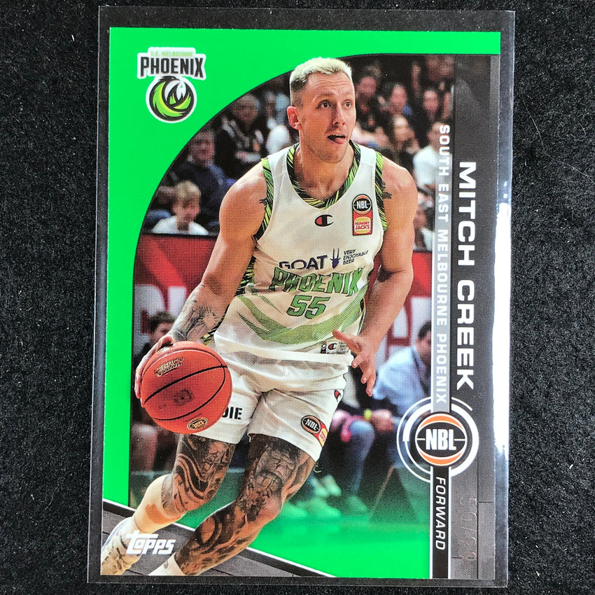2023-24 Topps NBL MITCH CREEK Base Green 50/99 No. 77