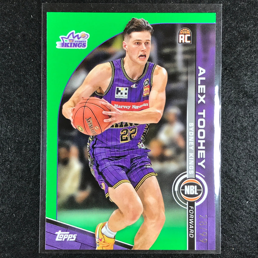2023-24 Topps NBL ALEX TOOHEY Rookie Base Green 28/99 No. 82