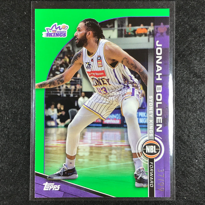 2023-24 Topps NBL JONAH BOLDEN Base Green 37/99 No. 86