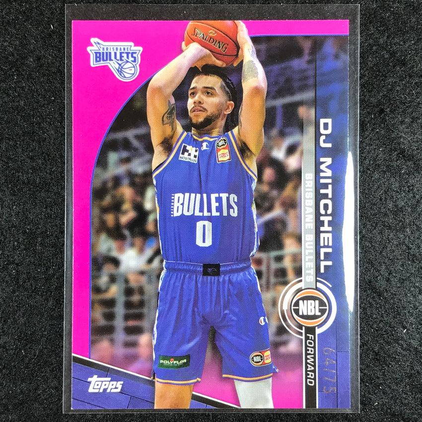 2023-24 Topps NBL DJ MITCHELL Base Fuchsia 64/75 #12
