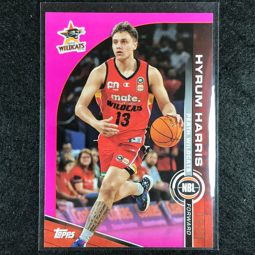 2023-24 Topps NBL HYRUM HARRIS Base Fuchsia 73/75 #66