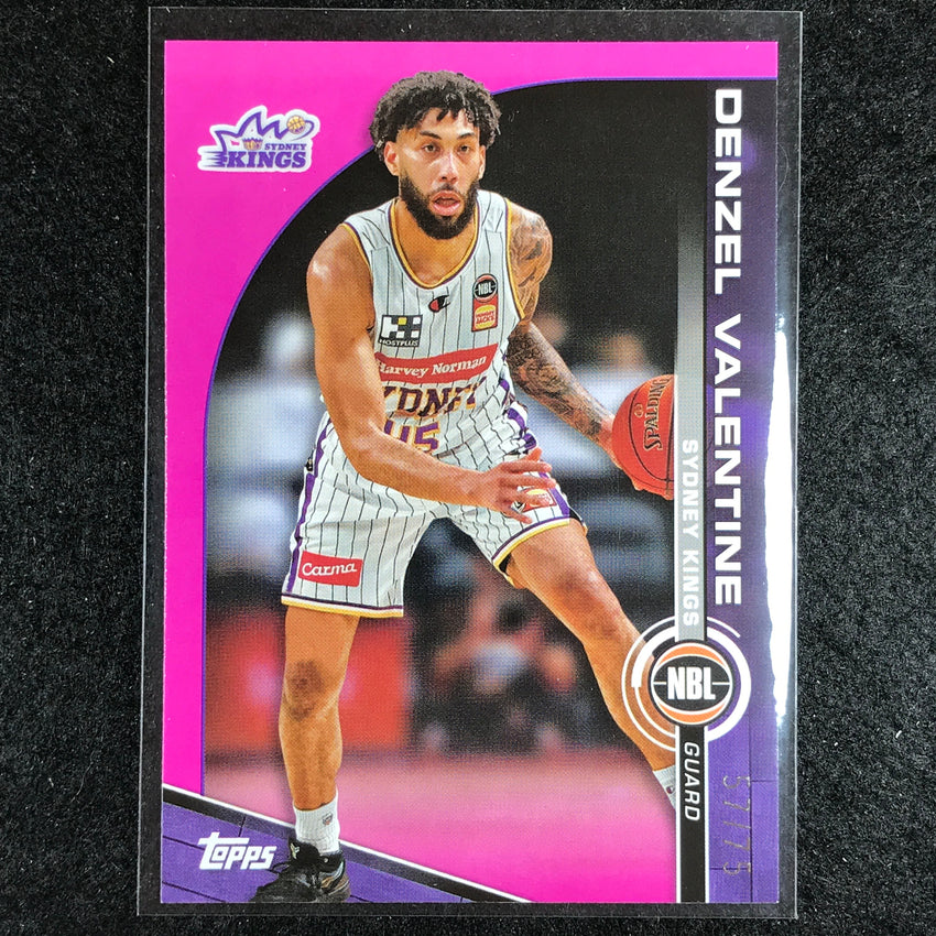 2023-24 Topps NBL DENZEL VALENTINE Base Fuchsia 57/75 No. 87