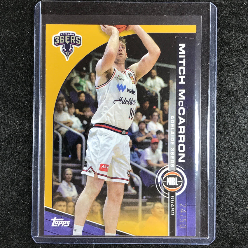 2023-24 Topps NBL MITCH MCCARRON Base Gold 24/50 #7