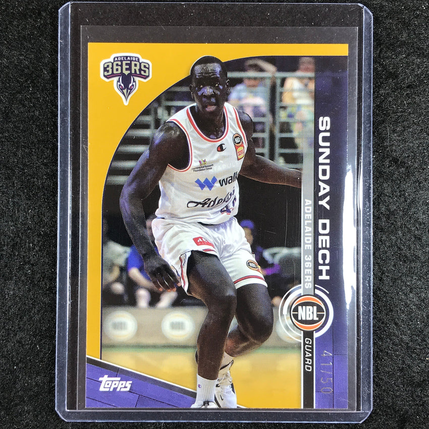 2023-24 Topps NBL SUNDAY DECH Base Gold 41/50 #9