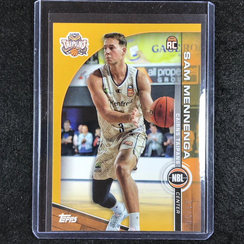 2023-24 Topps NBL SAM MENNENGA Rookie Base Gold 31/50 #27