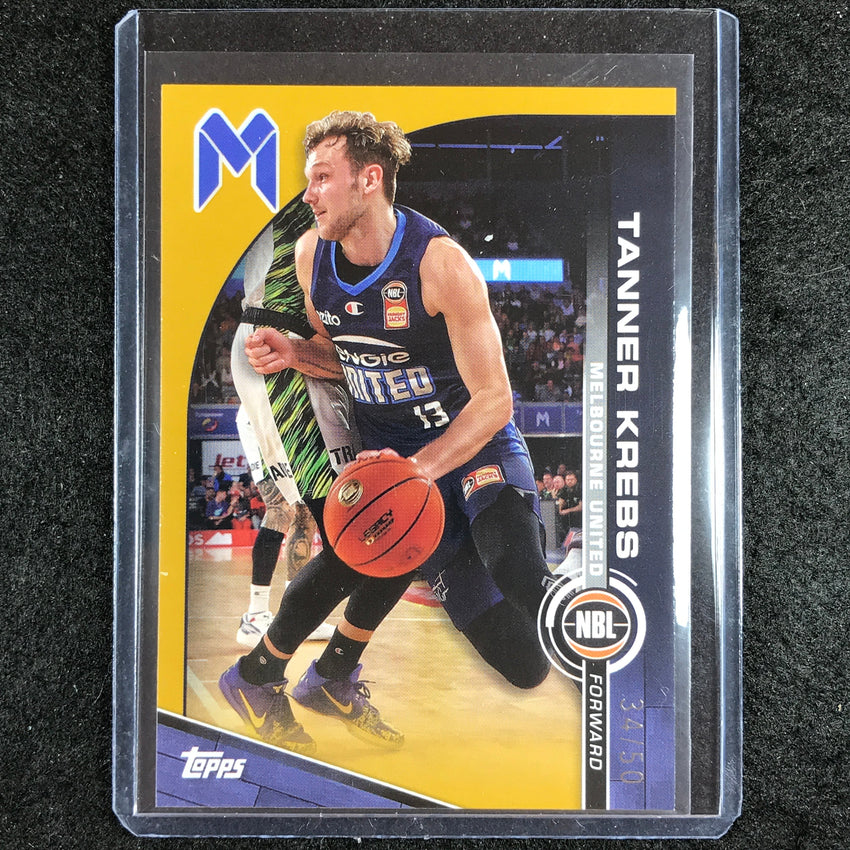 2023-24 Topps NBL TANNER KREBS Base Gold 34/50 No. 47