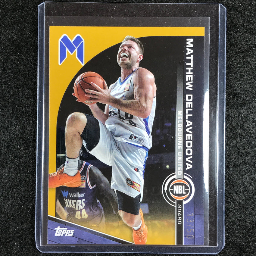 2023-24 Topps NBL MATTHEW DELLAVEDOVA Base Gold 13/50 No. 49