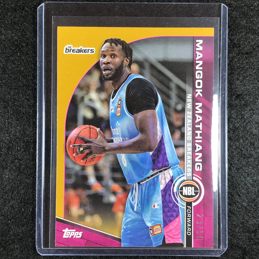 2023-24 Topps NBL MANGOK MATHIANG Base Gold 23/50 #57