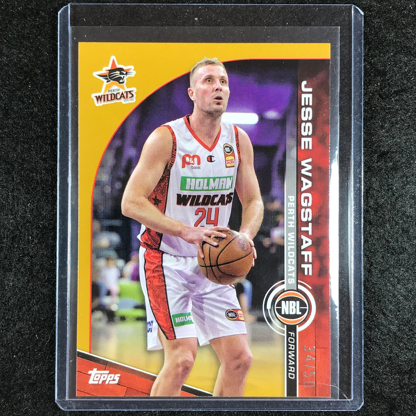 2023-24 Topps NBL JESSE WAGSTAFF Base Gold 34/50 #67