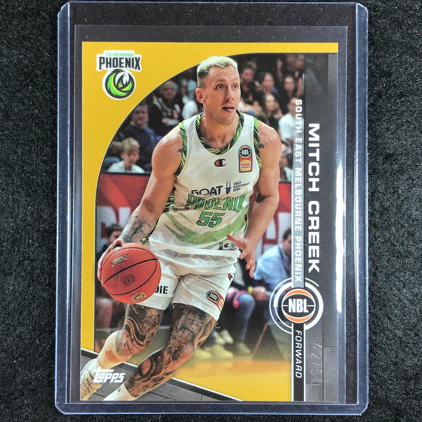 2023-24 Topps NBL MITCH CREEK Base Gold 42/50 No. 77