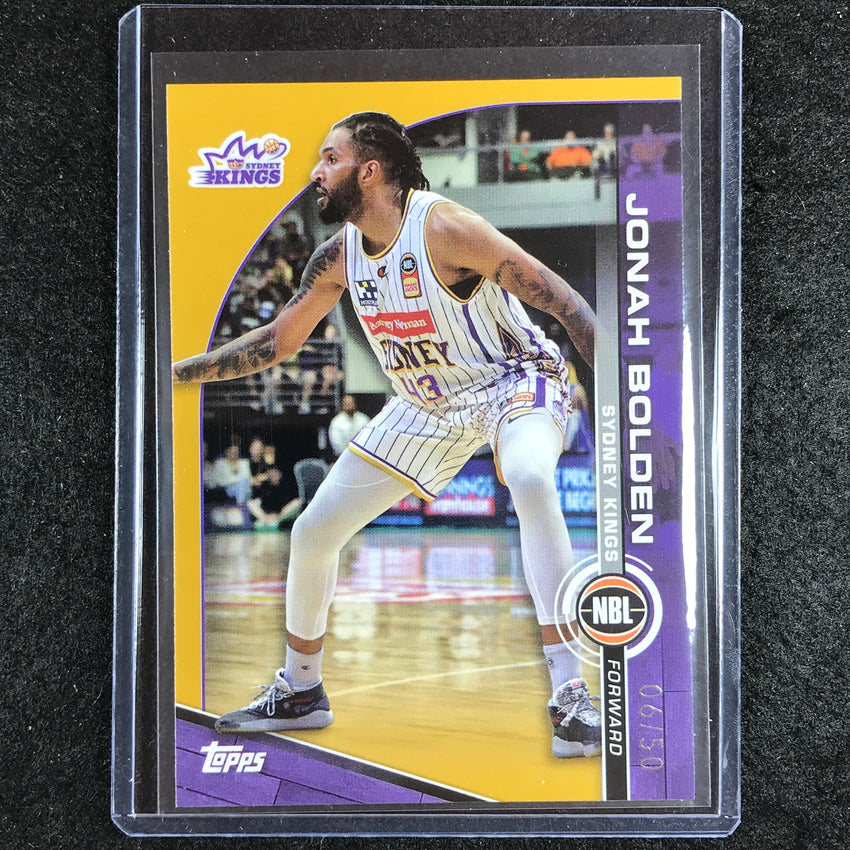 2023-24 Topps NBL JONAH BOLDEN Base Gold 6/50 No. 86
