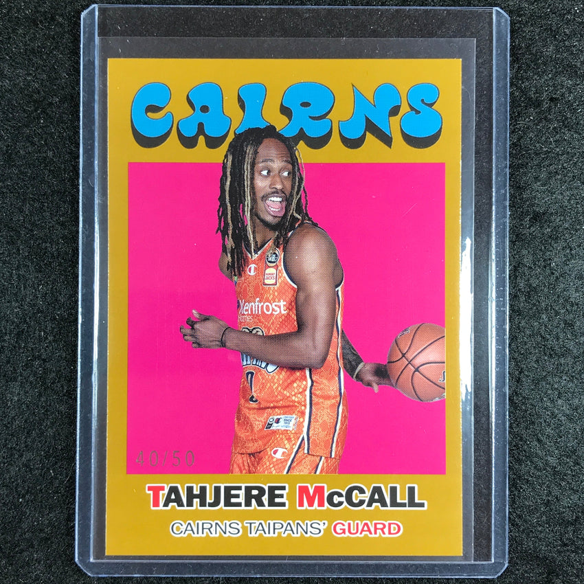 2023-24 Topps NBL TAHJERE MCCALL 1971 Topps Gold 40/50