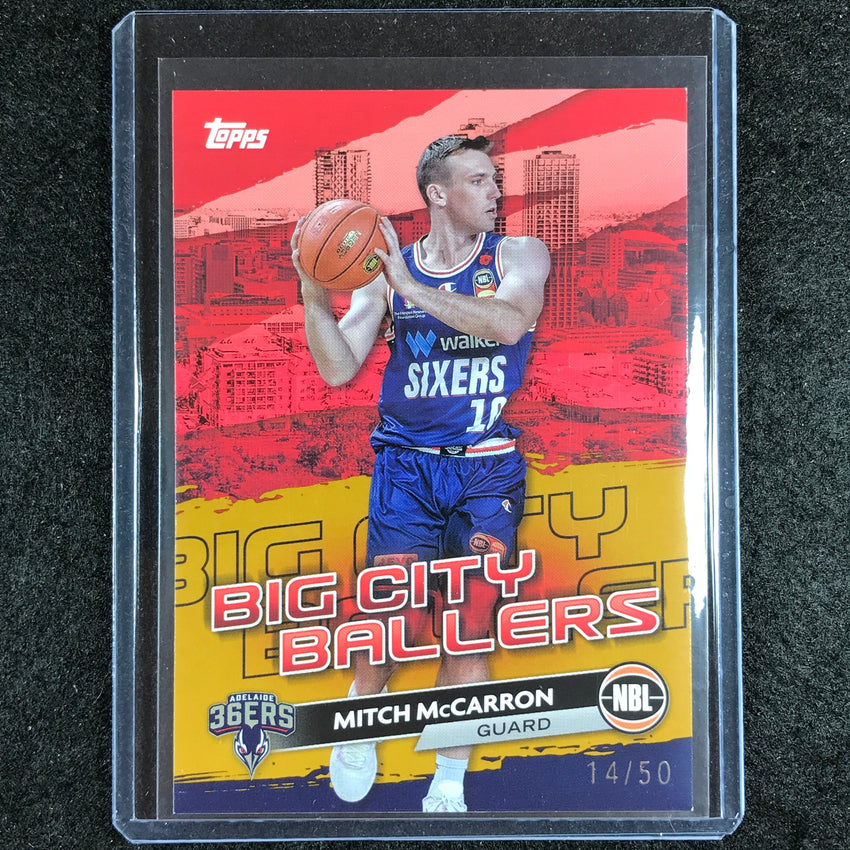 2023-24 Topps NBL MITCH MCCARRON Big City Ballers Gold 14/50