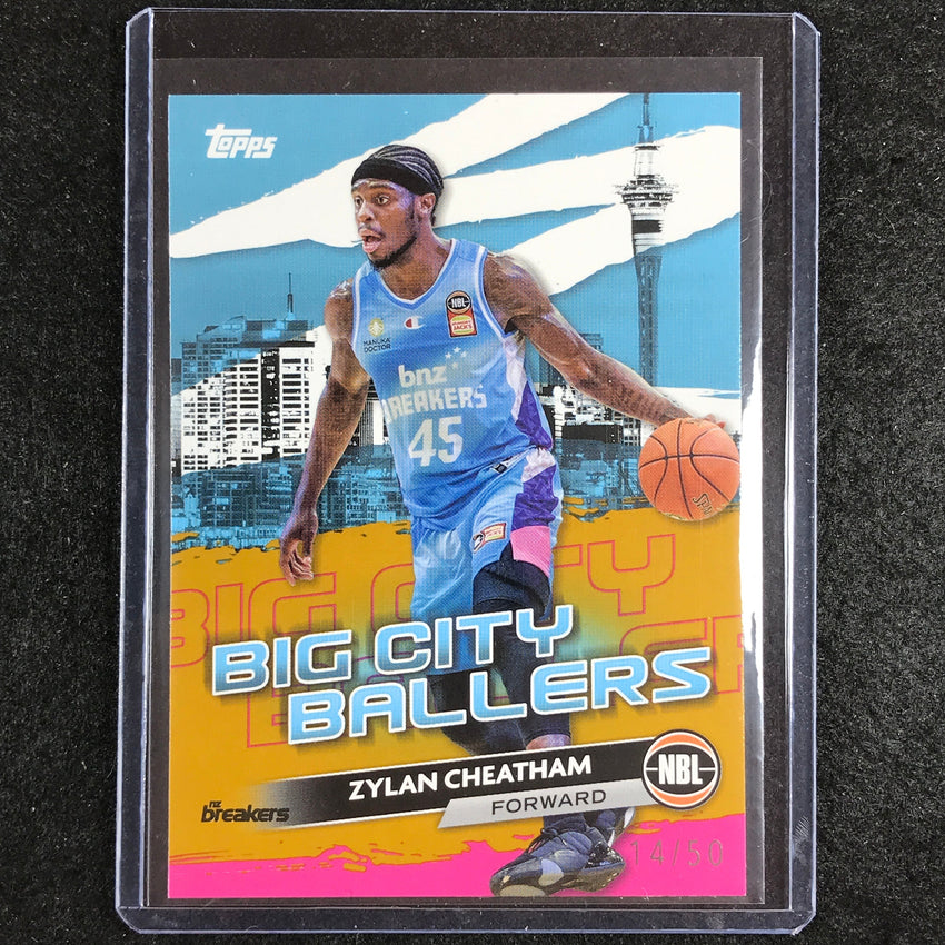 2023-24 Topps NBL ZYLAN CHEATHAM Big City Ballers Gold 14/50