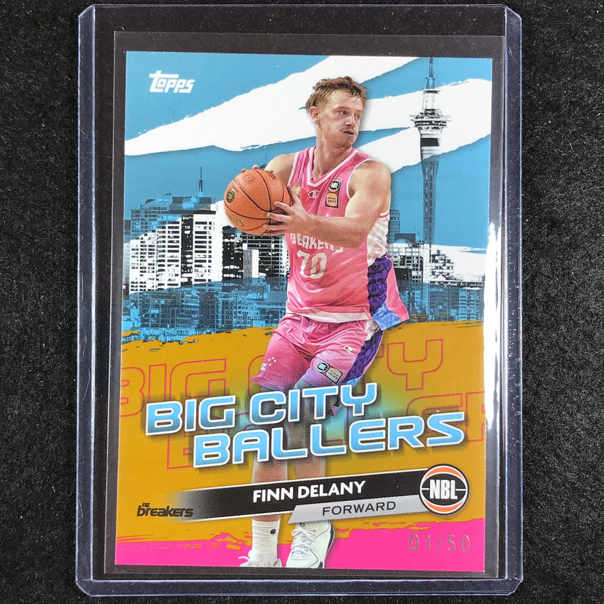 2023-24 Topps NBL FINN DELANY Big City Ballers Gold 1/50