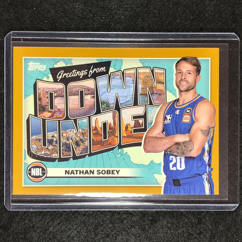 2023-24 Topps NBL NATHAN SOBEY Down Under Gold 1/50