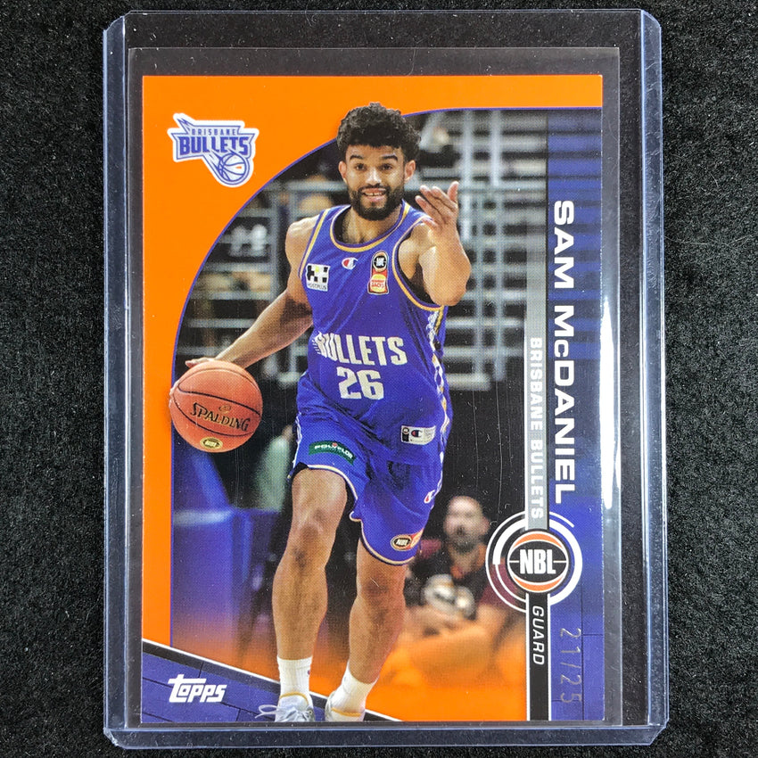 2023-24 Topps NBL SAM MCDANIEL Base Orange 21/25 #18