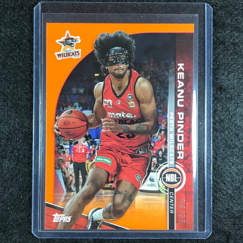 2023-24 Topps NBL KEANU PINDER Base Orange 4/25 #68
