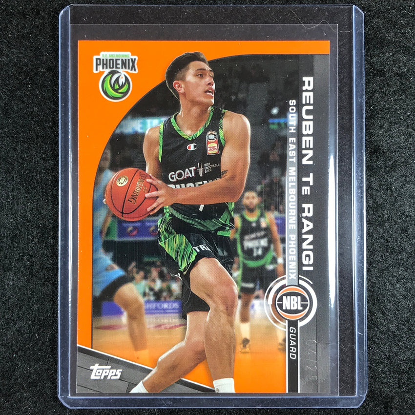 2023-24 Topps NBL REUBEN TE RANGI Base Orange 4/25 No. 79