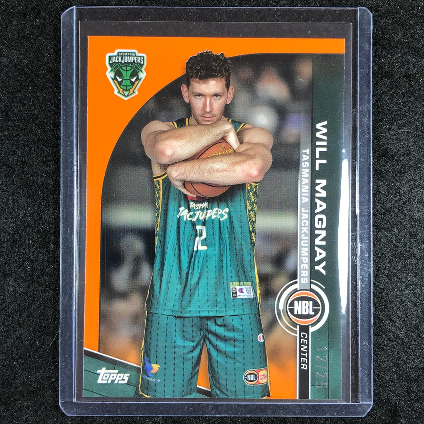 2023-24 Topps NBL WILL MAGNAY Base Orange 12/25 No. 100
