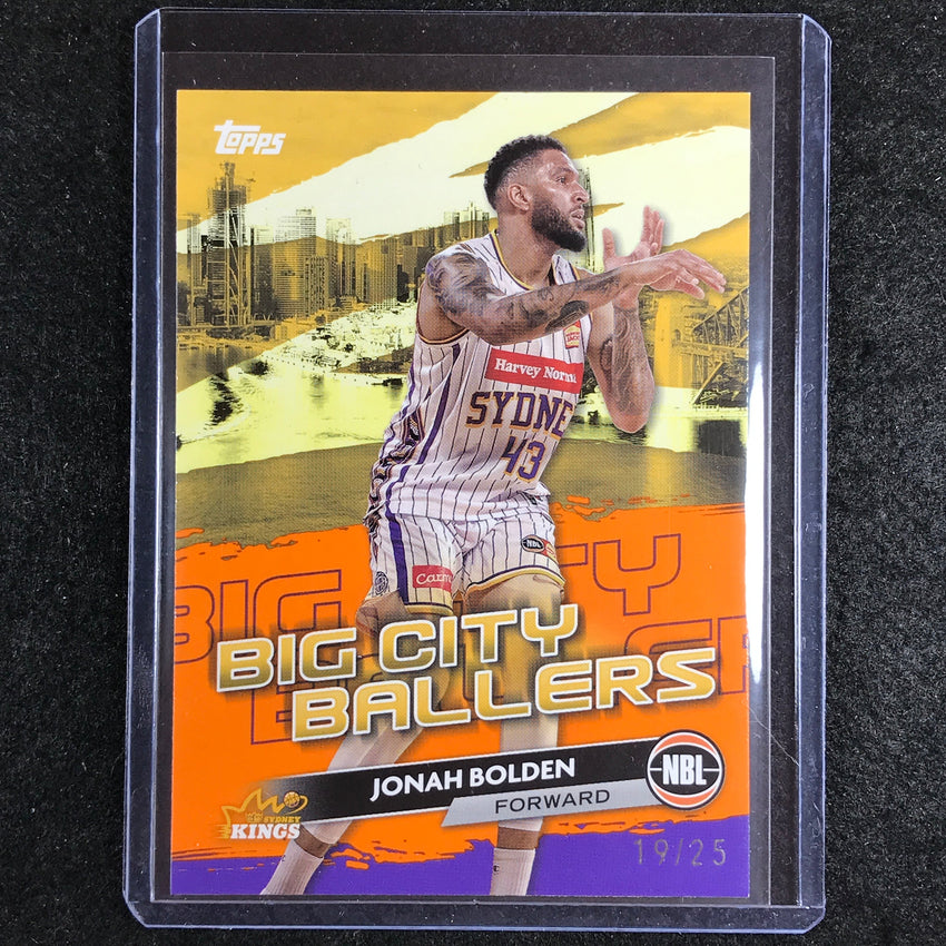 2023-24 Topps NBL JONAH BOLDEN Big City Ballers Orange 19/25
