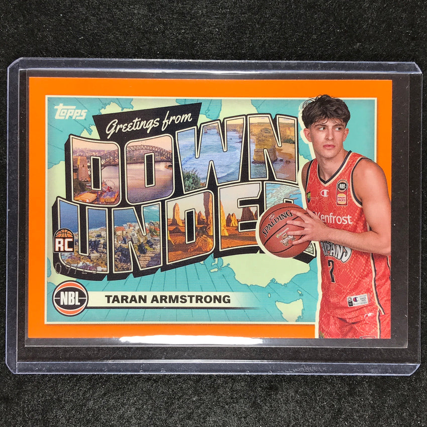 2023-24 Topps NBL TARAN ARMSTRONG Down Under Rookie Orange 9/25