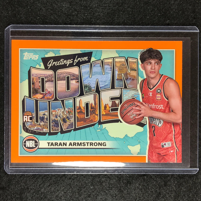 2023-24 Topps NBL TARAN ARMSTRONG Down Under Rookie Orange 18/25-Cherry Collectables