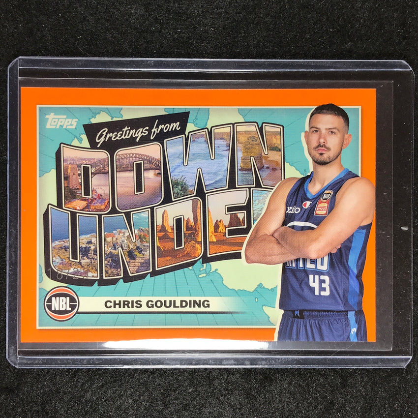 2023-24 Topps NBL CHRIS GOULDING Down Under Orange 18/25