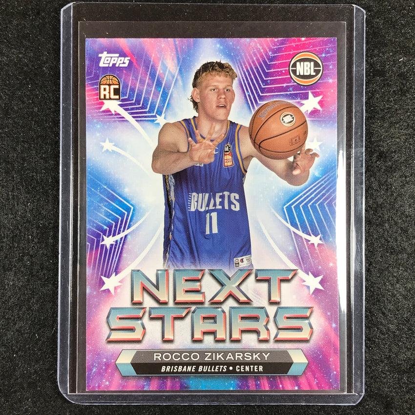 2023-24 Topps NBL ROCCO ZIKARSKY Next Stars Rookie SSP No. 1
