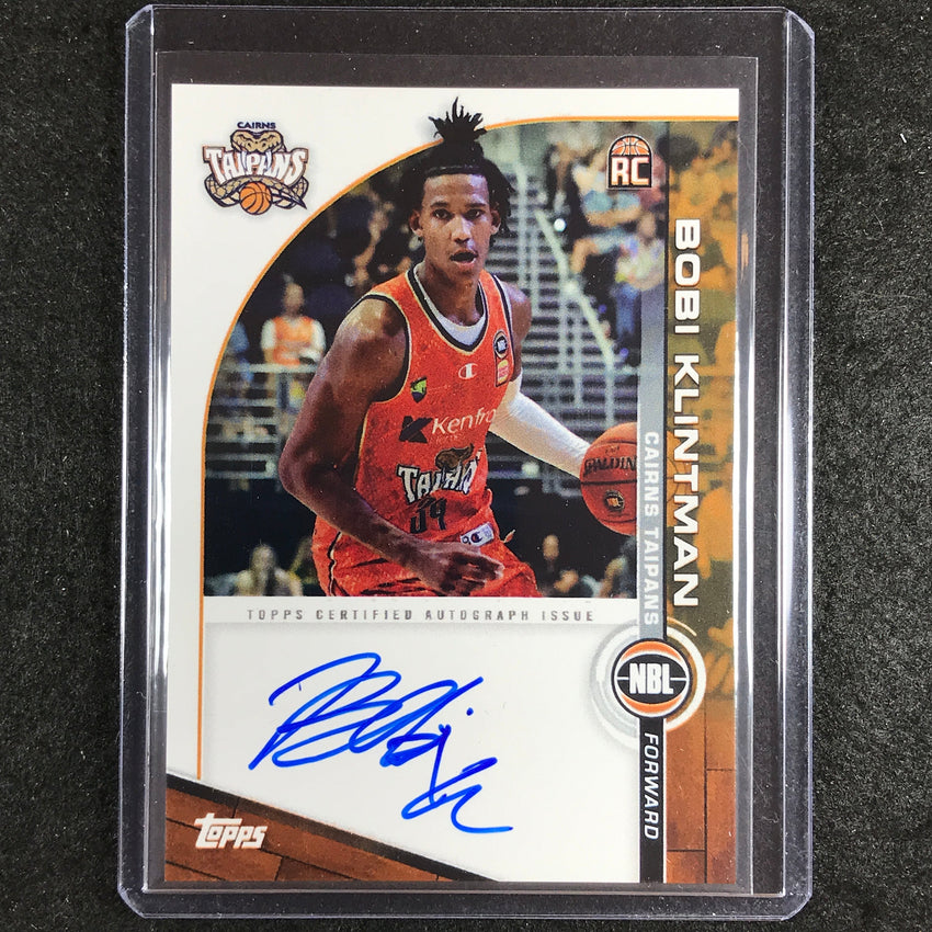 2023-24 Topps NBL BOBI KLINTMAN Rookie Autograph No. BK