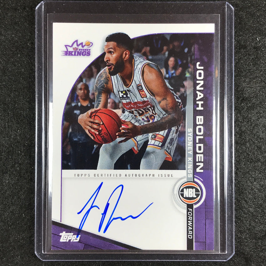 2023-24 Topps NBL JONAH BOLDEN Autograph No. JB