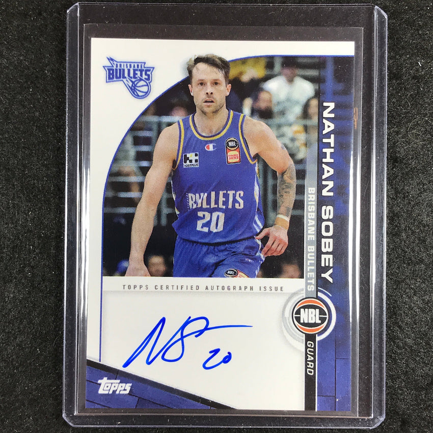2023-24 Topps NBL NATHAN SOBEY Autograph No. NS
