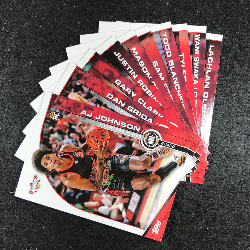 2023-24 Topps NBL ILLAWARRA HAWKS Base Team Set #31-#40