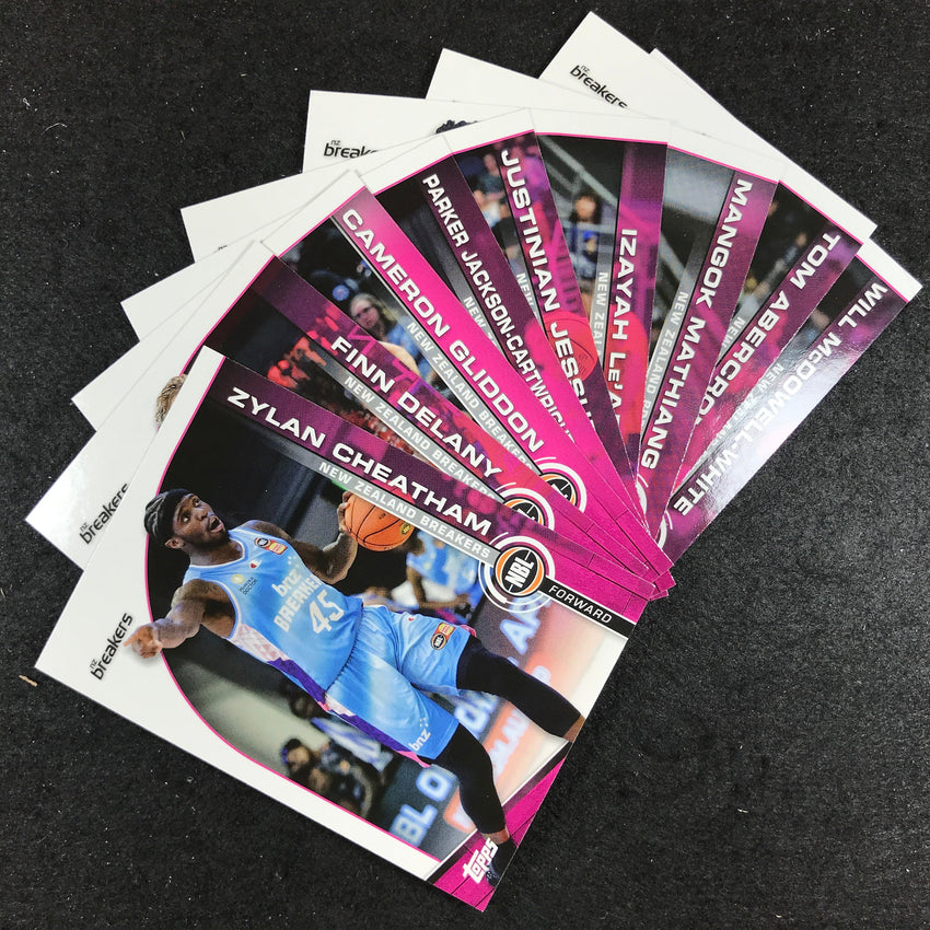 2023-24 Topps NBL NEW ZEALAND BREAKERS Base Team Set #51-#60