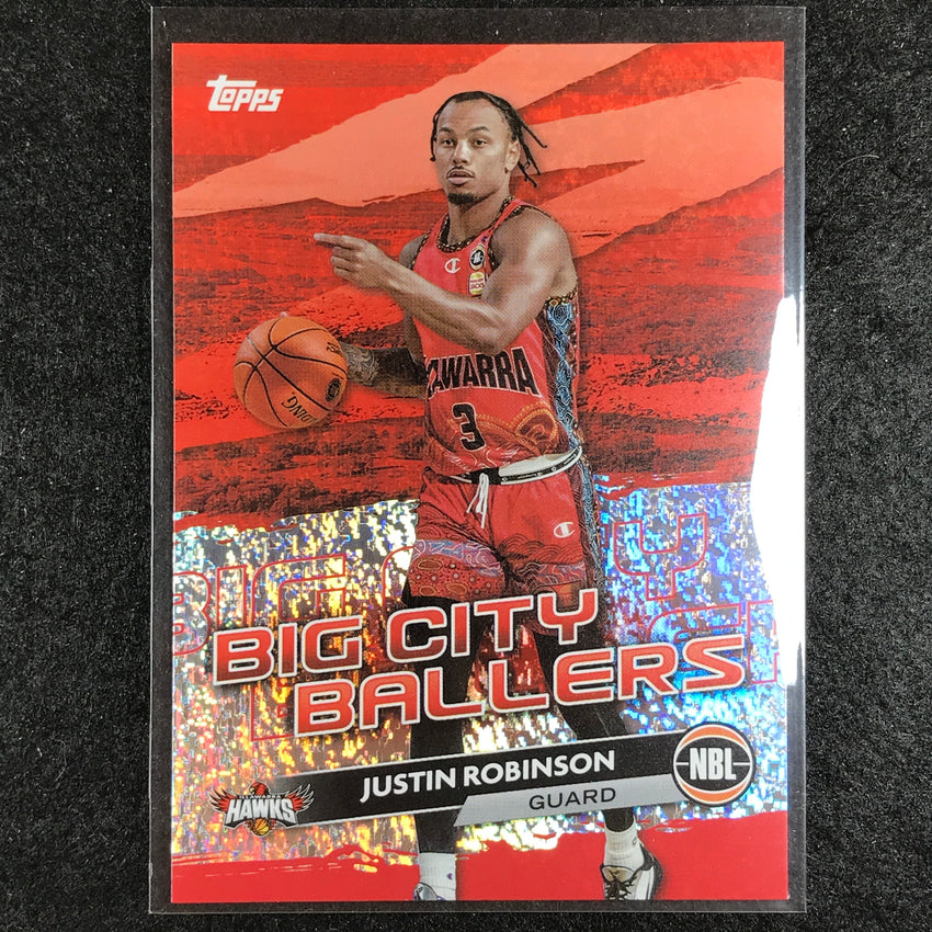 2023-24 Topps NBL JUSTIN ROBINSON Big City Ballers Opal #8